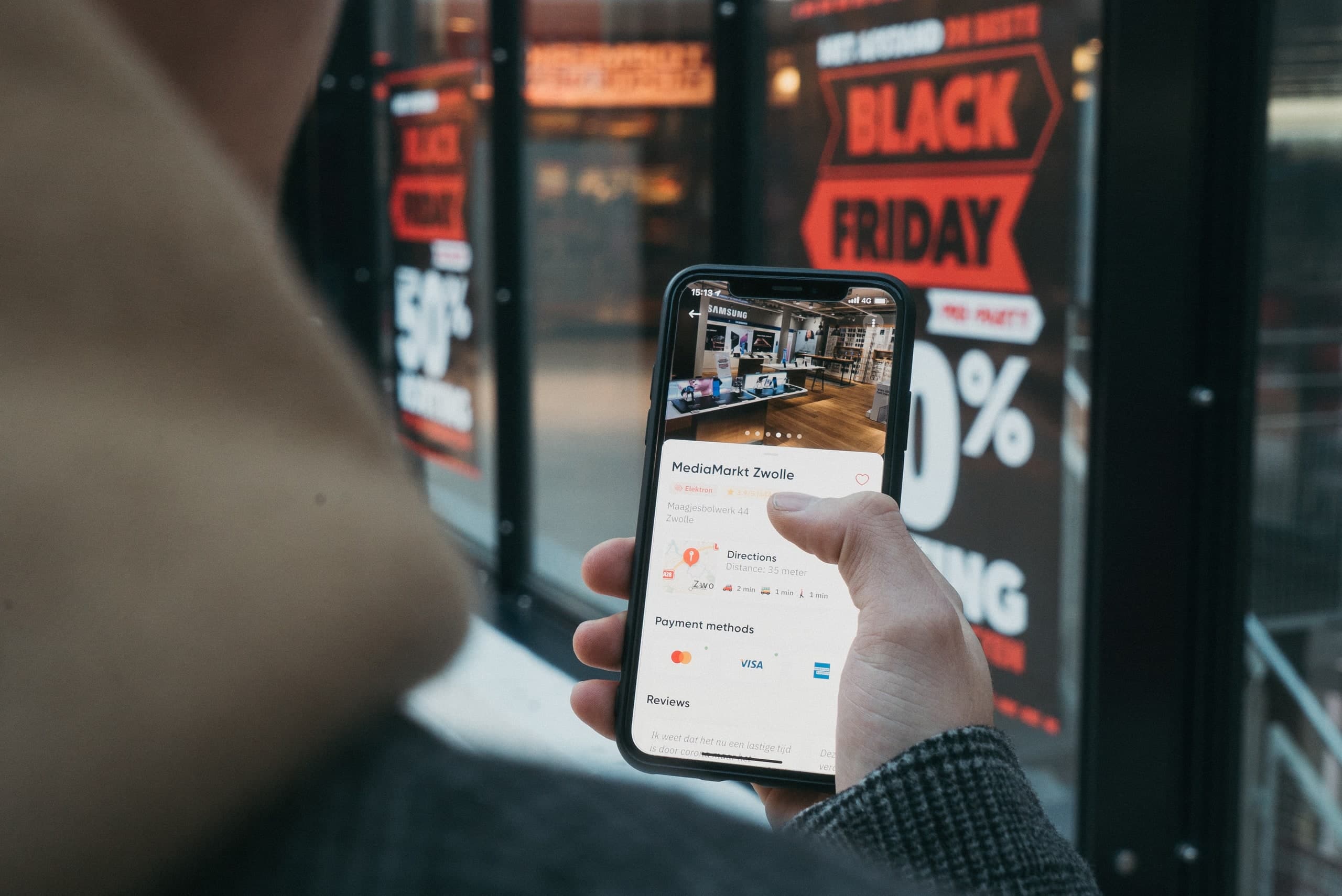 Black Week 2021 - Werbung und Shopping in Smartphone Apps